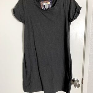 Gray t shirt summer dress